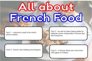 Here are four facts about french food